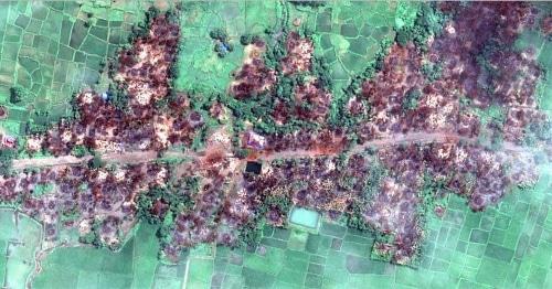 The Chein Khar Li village burnt in Myanmar. Photo: © DigitalGlobe 2017, https://www.hrw.org The Chein Khar Li village burnt in Myanmar. Photo: © DigitalGlobe 2017, https://www.hrw.org