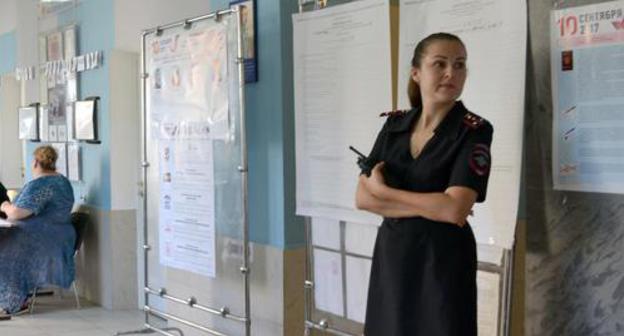 Polling station in Sochi. Photo by Svetlana Kravchenko for the Caucasian Knot. Polling station in Sochi. Photo by Svetlana Kravchenko for the Caucasian Knot.