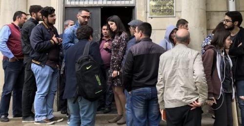 Court building in Baku where court hearings on Azadliq Radio website take place, May 3, 2017. Photo: RFE/RL Court building in Baku where court hearings on Azadliq Radio website take place, May 3, 2017. Photo: RFE/RL