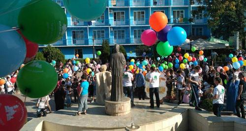 A charity event organized by the "Nadezhda" (Hope) Foundation in Dagestan. September 17, 2017. Photoo by Ilyas Kapiev for "Caucasian Knot" A charity event organized by the "Nadezhda" (Hope) Foundation in Dagestan. September 17, 2017. Photoo by Ilyas Kapiev for "Caucasian Knot"