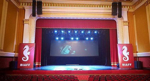 The presentation hall of the 12th art-house film festival in Batumi. Photo © FB / Batumi International Art-House Film Festival The presentation hall of the 12th art-house film festival in Batumi. Photo © FB / Batumi International Art-House Film Festival