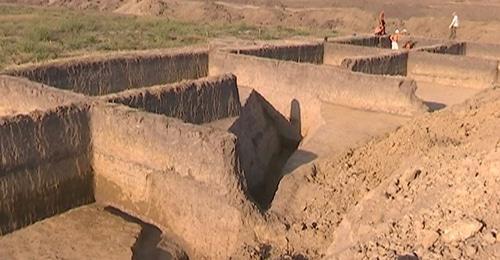 The excavation of the archaeological complex "Vostochnokhankovskoye-1". Photo: kuban24.tv The excavation of the archaeological complex "Vostochnokhankovskoye-1". Photo: kuban24.tv