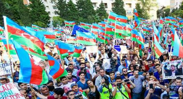 Rally of opposition in Baku, September 23, 2017. Photo Aziz Karimov for the Caucasian Knot. Rally of opposition in Baku, September 23, 2017. Photo Aziz Karimov for the Caucasian Knot.