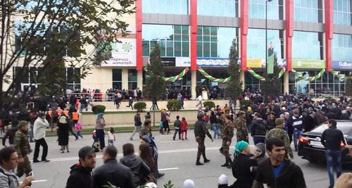 Trade centre Grand Part in Grozny. Screenshot of video posted by user Mansur https://www.youtube.com/watch?v=rP8inQ1H_Ks Trade centre Grand Part in Grozny. Screenshot of video posted by user Mansur https://www.youtube.com/watch?v=rP8inQ1H_Ks