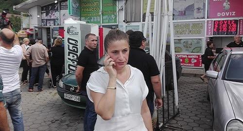 Jeni Kvantaliani, journalist of the Adjara TV. Photo is provided to the Caucasian Knot by the 'Batumilebi' newspaper. Jeni Kvantaliani, journalist of the Adjara TV. Photo is provided to the Caucasian Knot by the 'Batumilebi' newspaper.