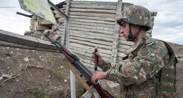 At contact line in Nagorny Karabakh. Photo: © Sputnik / Ilya Pitalev At contact line in Nagorny Karabakh. Photo: © Sputnik / Ilya Pitalev