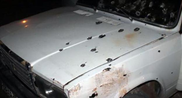 The car of the alleged militants. Photo https://05.мвд.рф/ The car of the alleged militants. Photo https://05.мвд.рф/