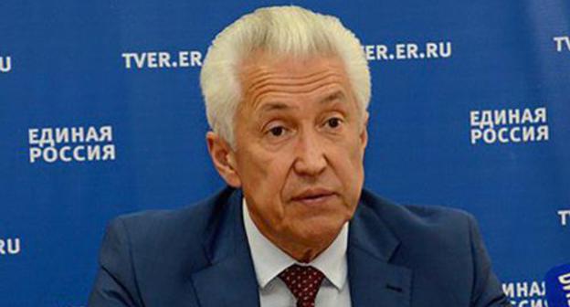 Vladimir Vasiliev. Photo: http://newsregions.ru/2017/07/владимир-васильев-провел-пресс-конфе/ Vladimir Vasiliev. Photo: http://newsregions.ru/2017/07/владимир-васильев-провел-пресс-конфе/