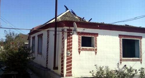 Photo of one of the house blown up by power agents on October 1, 2017, Kizlyar District of Dagestan. Photo taken from 'Memorial' website. Photo of one of the house blown up by power agents on October 1, 2017, Kizlyar District of Dagestan. Photo taken from 'Memorial' website.