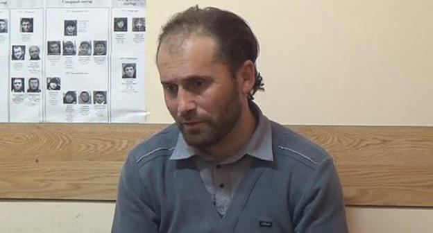 A native of Dagestan suspected of involvement in the terrorist organization "Islamic State" (IS) banned in Russia. Photo by the National Antiterrorist Committee A native of Dagestan suspected of involvement in the terrorist organization "Islamic State" (IS) banned in Russia. Photo by the National Antiterrorist Committee