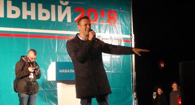 Alexei Navalny at rally in Astrakhan. Photo by Elena Grebenyuk for the Caucasian Knot. Alexei Navalny at rally in Astrakhan. Photo by Elena Grebenyuk for the Caucasian Knot.