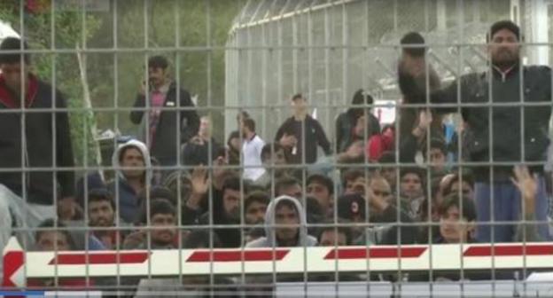 A deportation camp in Turkey. Photo: screenshot of the video by Channel One Russia A deportation camp in Turkey. Photo: screenshot of the video by Channel One Russia