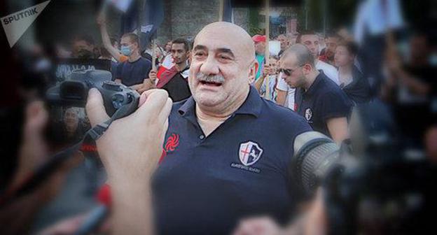 Giya Kortashvili, one of the founders of the "Georgians' March" movement, a famous Georgian singer. Photo: https://sputnik-georgia.ru/radio/20170913/237315869/Korkotashvili-marsh-gruzin-prodolzhitsja.html Giya Kortashvili, one of the founders of the "Georgians' March" movement, a famous Georgian singer. Photo: https://sputnik-georgia.ru/radio/20170913/237315869/Korkotashvili-marsh-gruzin-prodolzhitsja.html