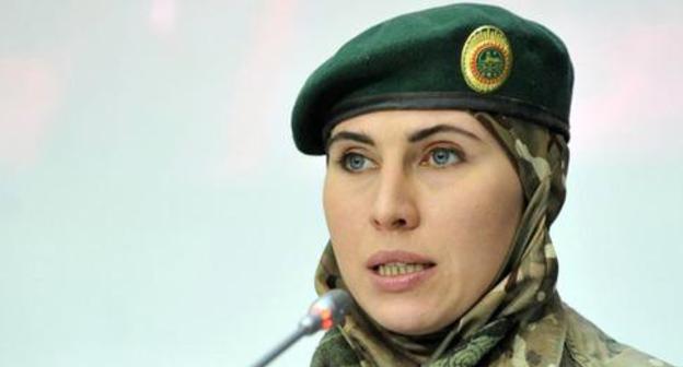 Amina Okueva. Photo: RFE/RL Amina Okueva. Photo: RFE/RL