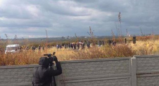 Amina Okueva's funeral. Dnepr, November 1, 2017. Photo https://www.obozrevatel.com Amina Okueva's funeral. Dnepr, November 1, 2017. Photo https://www.obozrevatel.com