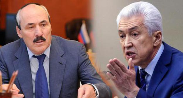 Ramazan Abdulatipov and Vladimir Vasiliev. Collage by the "Caucasian Knot" Ramazan Abdulatipov and Vladimir Vasiliev. Collage by the "Caucasian Knot"