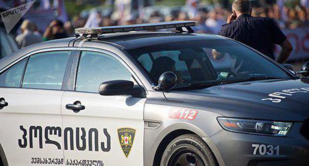 Police car in Tbilisi. Photo: © Sputnik / Alexander Imedashvil https://sputnik-georgia.ru/incidents/20171024/237894978/Specoperacija-v-Tbilisi-predjavleni-obvinenija.html Police car in Tbilisi. Photo: © Sputnik / Alexander Imedashvil https://sputnik-georgia.ru/incidents/20171024/237894978/Specoperacija-v-Tbilisi-predjavleni-obvinenija.html