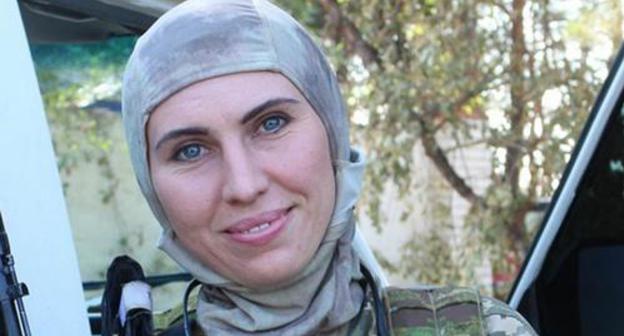 Amina Okueva. Photo: https://glavnoe.ua/news/n323690 Amina Okueva. Photo: https://glavnoe.ua/news/n323690