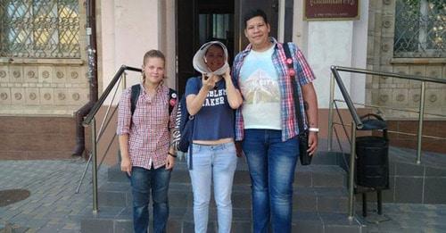 Anastasiya Deyneka, Yelena Kulikova and Fyodor Laptev. Photo http://www.donnews.ru Anastasiya Deyneka, Yelena Kulikova and Fyodor Laptev. Photo http://www.donnews.ru