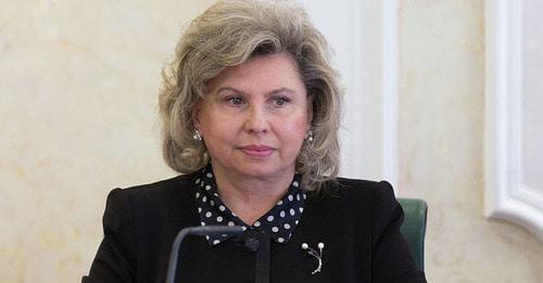 Tatiana Moskalkova. Photo: The Council of the Federation of the Federal Assembly of the Russian Federation https://ru.wikipedia.org Tatiana Moskalkova. Photo: The Council of the Federation of the Federal Assembly of the Russian Federation https://ru.wikipedia.org
