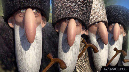 Screenshot of the animated series "A Masters' Aul". Photo by Ruslan Salimagaev https://vk.com/altus05 Screenshot of the animated series "A Masters' Aul". Photo by Ruslan Salimagaev https://vk.com/altus05