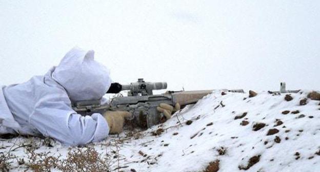 Sniper of the Azerbaijani army. Photo https://mod.gov.az/ru/foto-arhiv-045/?gid=20858 Sniper of the Azerbaijani army. Photo https://mod.gov.az/ru/foto-arhiv-045/?gid=20858