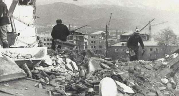 Aftermath of Spitak earthquake, December 1988. Photo: https://ru.wikipedia.org Aftermath of Spitak earthquake, December 1988. Photo: https://ru.wikipedia.org