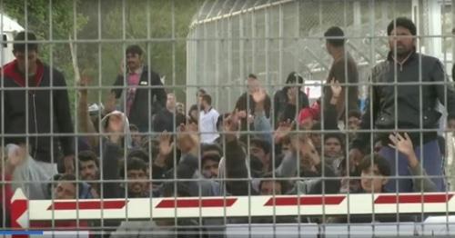 A deportation camp in Turkey. Photo: screenshot of the video of the Channel One A deportation camp in Turkey. Photo: screenshot of the video of the Channel One