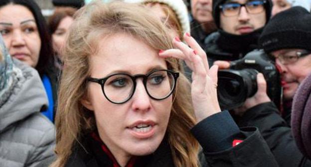 Ksenia Sobchak. Photo: Grigory Bakunin (RFE/RL) Ksenia Sobchak. Photo: Grigory Bakunin (RFE/RL)