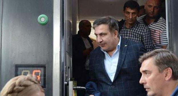 Mikhail Saakashvili (centre). Photo: © Sputnik / Alexey Vitvitsky https://ru.sputnik-news.ee/politics/20171024/7669734/misha-begi-kiev-poluchil-pravo-deportaciju-saakashvili.html Mikhail Saakashvili (centre). Photo: © Sputnik / Alexey Vitvitsky https://ru.sputnik-news.ee/politics/20171024/7669734/misha-begi-kiev-poluchil-pravo-deportaciju-saakashvili.html
