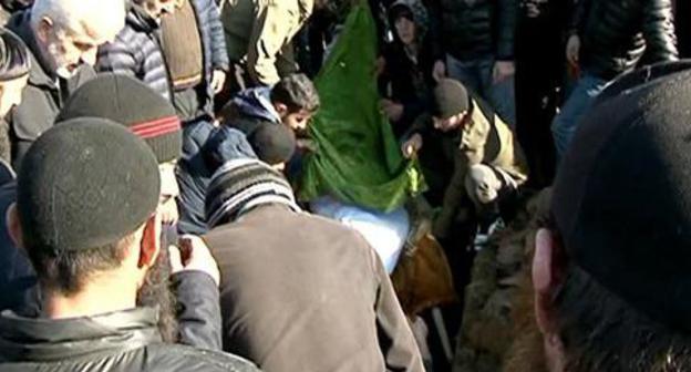 The funeral of Temirlan Machalikashvili took place in the village of Duisi in the Pankisi Gorge. Photo: Sputnik/STRINGER https://sputnik-georgia.ru The funeral of Temirlan Machalikashvili took place in the village of Duisi in the Pankisi Gorge. Photo: Sputnik/STRINGER https://sputnik-georgia.ru
