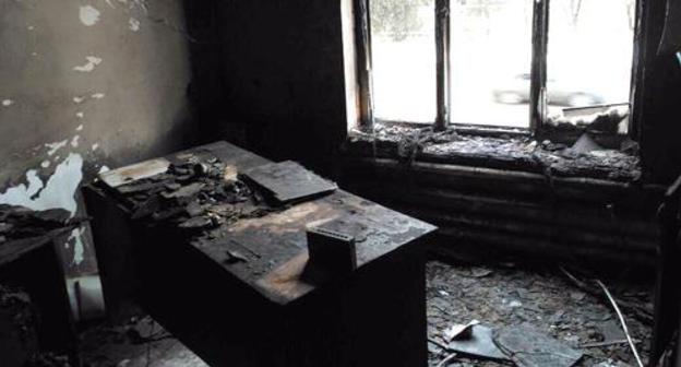 Arson attack on ‘Memorial’ Nazran office, January 17, 2018. Photo by the Caucasian Knot correspondent. Arson attack on ‘Memorial’ Nazran office, January 17, 2018. Photo by the Caucasian Knot correspondent.