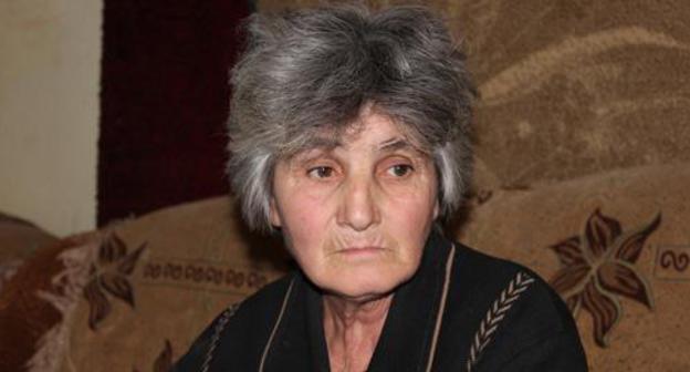 A widow Arzik Khachatryan, resident of the village of Matagis. Martakert Region of Nagorno-Karabakh. January 13, 2018 A widow Arzik Khachatryan, resident of the village of Matagis. Martakert Region of Nagorno-Karabakh. January 13, 2018