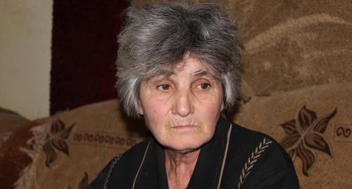 A widow Arzik Khachatryan, resident of the village of Matagis. Martakert Region of Nagorno-Karabakh. January 13, 2018 A widow Arzik Khachatryan, resident of the village of Matagis. Martakert Region of Nagorno-Karabakh. January 13, 2018