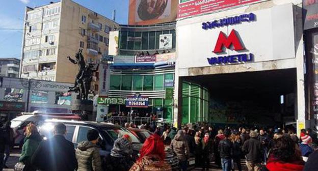 “Varketili” metro station, Tbilisi, January 30, 2018. Photo: © Sputnik / STRINGER https://sputnik-georgia.ru/incidents/20180130/239102762/Obrushenie-potolka-v-metro-Tbilisi-poslednie-novosti.html “Varketili” metro station, Tbilisi, January 30, 2018. Photo: © Sputnik / STRINGER https://sputnik-georgia.ru/incidents/20180130/239102762/Obrushenie-potolka-v-metro-Tbilisi-poslednie-novosti.html