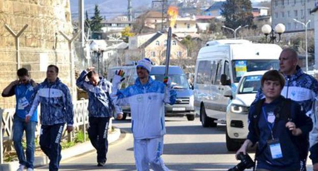 Final stage of Paralympic Torch Relay, Sochi, March 6, 2014. Photo by Svetlana Kravchenko for the Caucasian Knot. Final stage of Paralympic Torch Relay, Sochi, March 6, 2014. Photo by Svetlana Kravchenko for the Caucasian Knot.