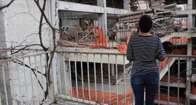 Building is being underway in Aten Street in the Vaki District of Tbilisi. Photo by Inna Kukudzhanova for the Caucasian Knot. Building is being underway in Aten Street in the Vaki District of Tbilisi. Photo by Inna Kukudzhanova for the Caucasian Knot.