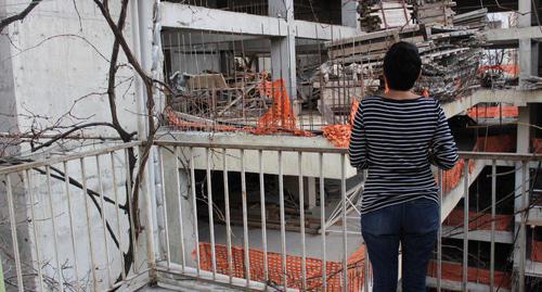 Building is being underway in Aten Street in the Vaki District of Tbilisi. Photo by Inna Kukudzhanova for the Caucasian Knot. Building is being underway in Aten Street in the Vaki District of Tbilisi. Photo by Inna Kukudzhanova for the Caucasian Knot.