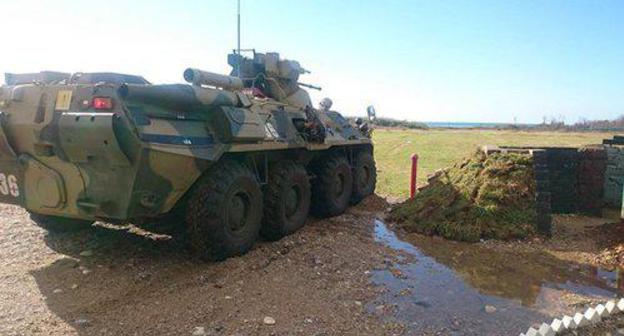 Personnel of the motorized rifle divisions of the Russian military base in Abkhazia, the Southern Military District (SMD), took part in combat firing. Photo http://sputnik-abkhazia.ru/Abkhazia/20180205/1023082441/pod-ognem-pechenegov-rossijskie-strelki-porazili-celi-v-abxazii.html © Photo: press service of the SMD Personnel of the motorized rifle divisions of the Russian military base in Abkhazia, the Southern Military District (SMD), took part in combat firing. Photo http://sputnik-abkhazia.ru/Abkhazia/20180205/1023082441/pod-ognem-pechenegov-rossijskie-strelki-porazili-celi-v-abxazii.html © Photo: press service of the SMD