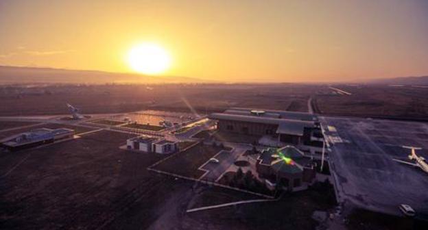 The "Magas" Airport from a bird's-eye view. Photo by Yevgeny Shivtsov ru.wikipedia.org/wiki/Магас_ The "Magas" Airport from a bird's-eye view. Photo by Yevgeny Shivtsov ru.wikipedia.org/wiki/Магас_