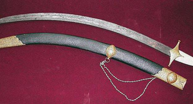Nader Shah's sword. Photo courtesy of the museum of the Kubachi Art Factory http://www.pkf-kubachi.ru/ Nader Shah's sword. Photo courtesy of the museum of the Kubachi Art Factory http://www.pkf-kubachi.ru/