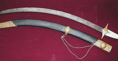 Nader Shah's sword. Photo courtesy of the museum of the Kubachi Art Factory http://www.pkf-kubachi.ru/ Nader Shah's sword. Photo courtesy of the museum of the Kubachi Art Factory http://www.pkf-kubachi.ru/