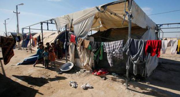 A refugee camp. Photo REUTERS/Khalid al-Mousily A refugee camp. Photo REUTERS/Khalid al-Mousily