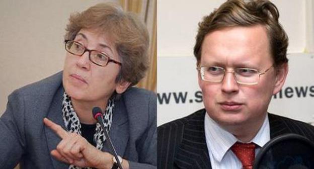 Natalia Zubarevich, screenshot of a video by the user NewsMix https://www.youtube.com/watch?v=d656PqucltU; Mikhail Delyagin, photo RFE/RL. Collage by the "Caucasian Knot" Natalia Zubarevich, screenshot of a video by the user NewsMix https://www.youtube.com/watch?v=d656PqucltU; Mikhail Delyagin, photo RFE/RL. Collage by the "Caucasian Knot"