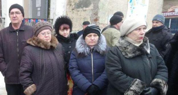 Rally by Gukovo miners, February 2018. Photo by Vyacheslav Prudnikov for the Caucasian Knot. Rally by Gukovo miners, February 2018. Photo by Vyacheslav Prudnikov for the Caucasian Knot.