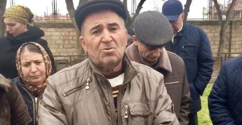 Gasanbek Shikhakhmedov, father of disappeared Aslan Shikhakhmedov, February 11, 2018. Photo by Patimat Makhmudova for the Caucasian Knot. Gasanbek Shikhakhmedov, father of disappeared Aslan Shikhakhmedov, February 11, 2018. Photo by Patimat Makhmudova for the Caucasian Knot.