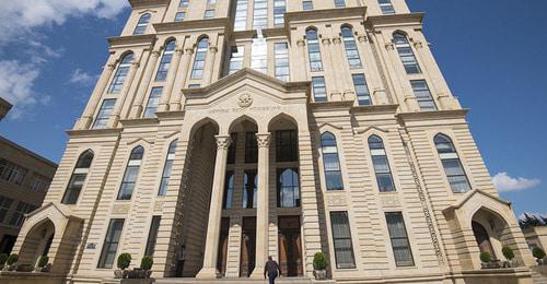 Central Election Commission of Azerbaijan. Photo: © Sputnik / Murad Orujov https://ru.sputnik.az/azerbaijan/20180206/413931732/cik-prezidentskie-vibori-data.html Central Election Commission of Azerbaijan. Photo: © Sputnik / Murad Orujov https://ru.sputnik.az/azerbaijan/20180206/413931732/cik-prezidentskie-vibori-data.html