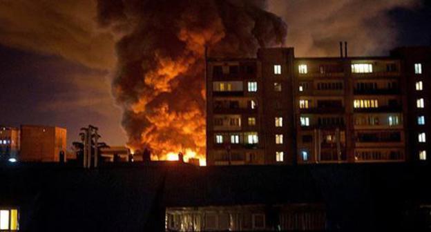 Fire in Tbilisi. Photo: Alexander Imedashvili https://sputnik-georgia.com/incidents/20180227/239469400/xanzari-tbilisis-bazrobaze.html Fire in Tbilisi. Photo: Alexander Imedashvili https://sputnik-georgia.com/incidents/20180227/239469400/xanzari-tbilisis-bazrobaze.html