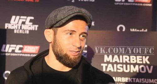 Mairbek Taisumov. Screenshot from video " Mairbek Taisumov: Interview on the eve of UFC Berlin" posted by user Isa Bax www.youtube.com/watch?v=WhffPoUipyQ Mairbek Taisumov. Screenshot from video " Mairbek Taisumov: Interview on the eve of UFC Berlin" posted by user Isa Bax www.youtube.com/watch?v=WhffPoUipyQ