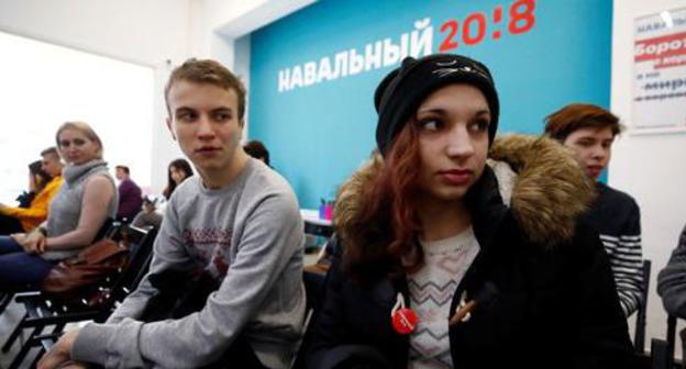 Trainings for observers at Navalny's office. Photo: REUTERS/Maxim Shemetov Trainings for observers at Navalny's office. Photo: REUTERS/Maxim Shemetov